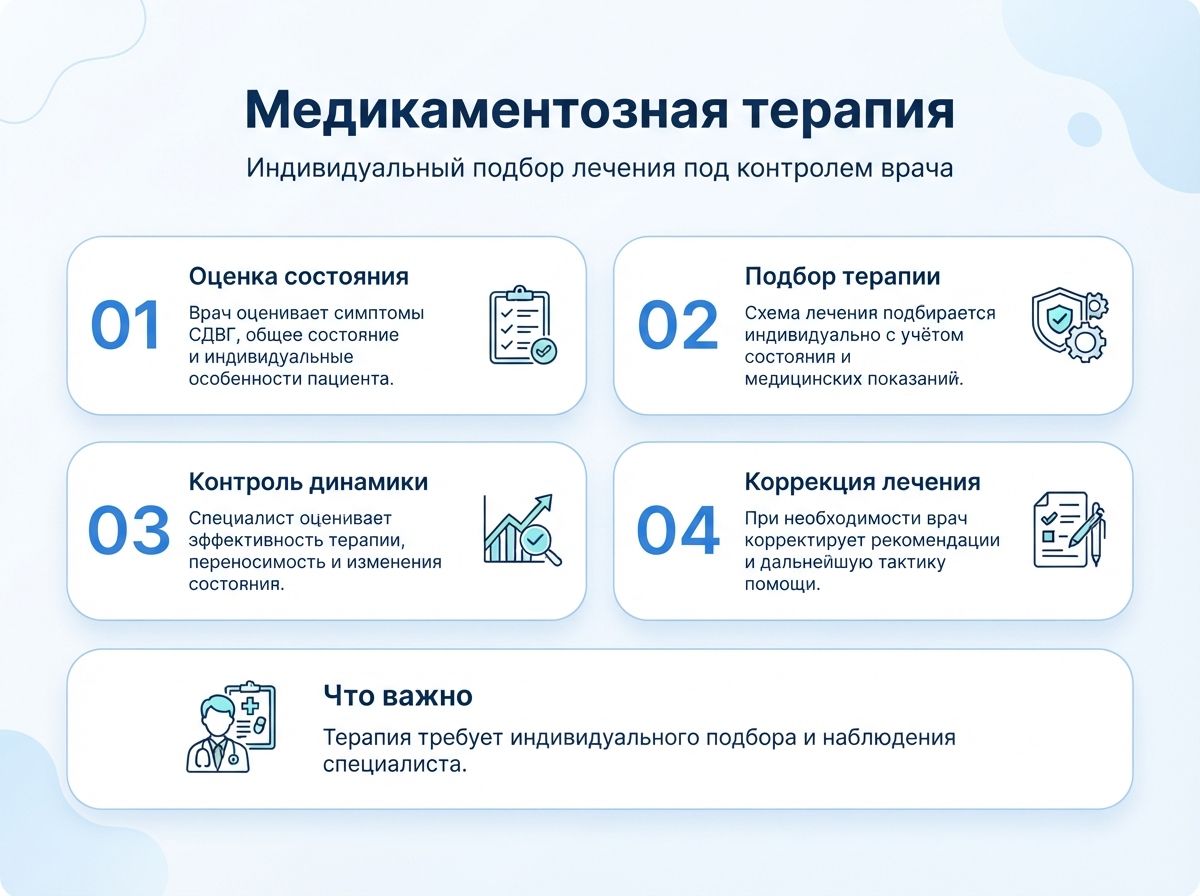 Лечение СДВГ в Чебоксарах у детей и взрослыхинфографика