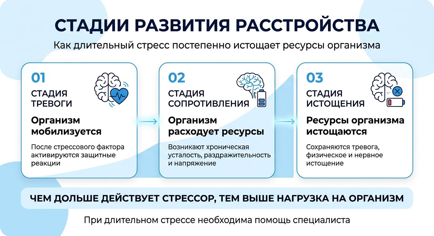 Лечение стресса в Чебоксарах инфографика